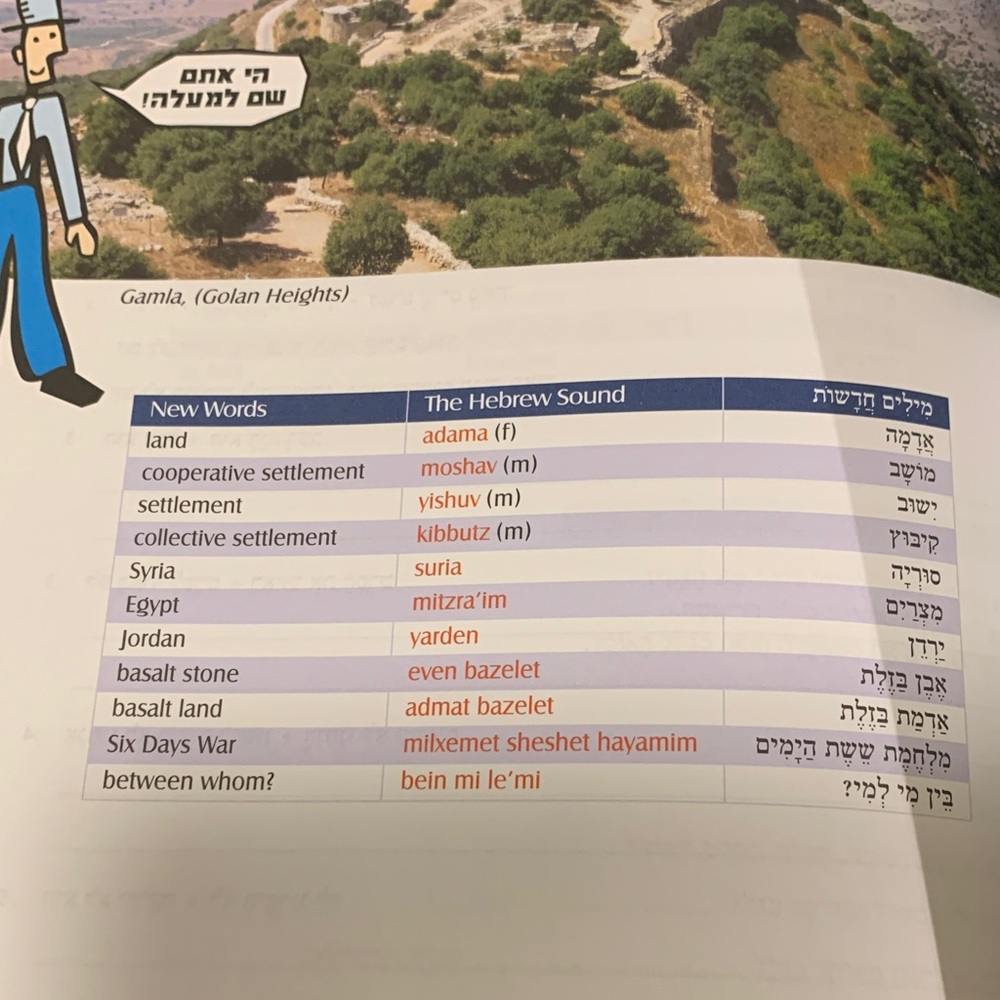 Learn Hebrew Language Book - Picture 5 of 6